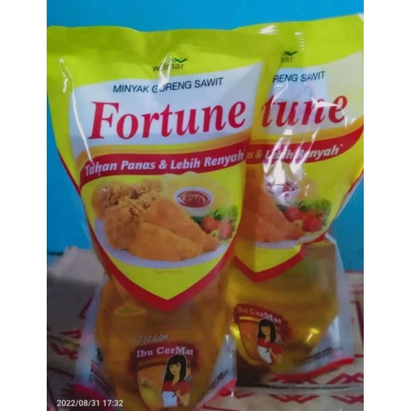 

Minyak Goreng Fortune 1 Liter Poch