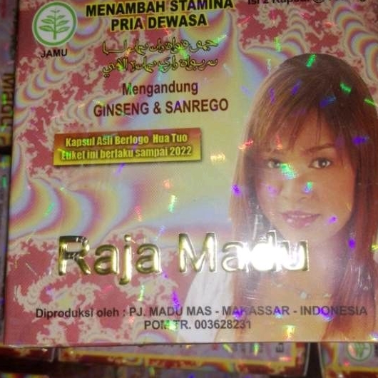 Raja Madu Serbuk/Kapsul original RajaMadu stamina pria
