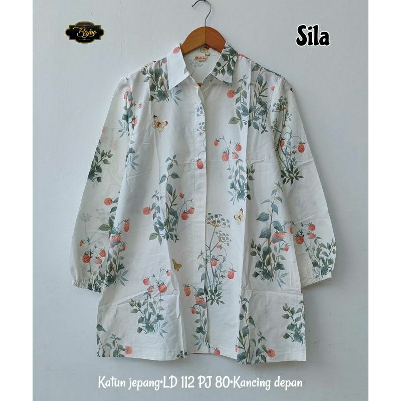 SILA KEMEJA BAHAN KATUN JEPANG