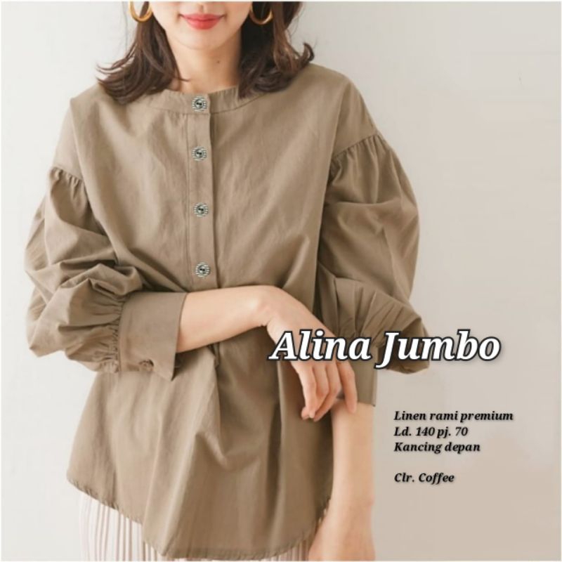 ALINA JUMBO BLOUSE WANITA TERBARU