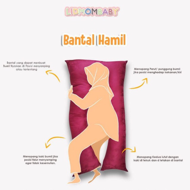 Bantal ibu hamil premium / Bantal Penyangga perut ibu hamil