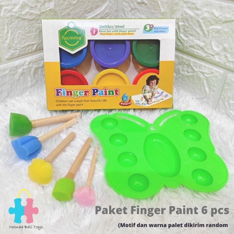 

Finger Paint 6 Pcs Cat Lukis Jari