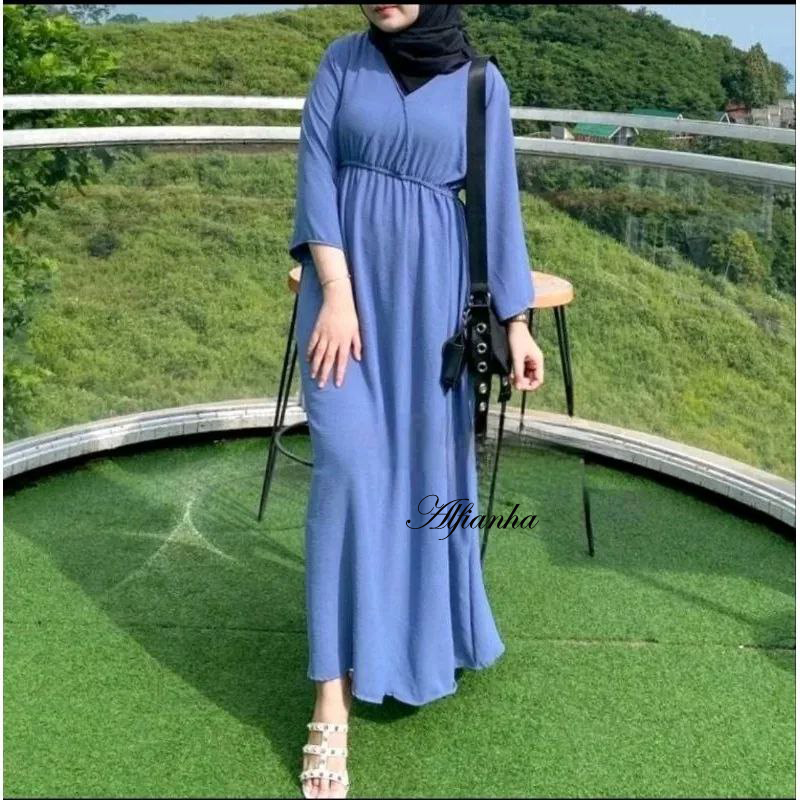 Gamis Crinkle Airflow Premium Ld110 Pb135