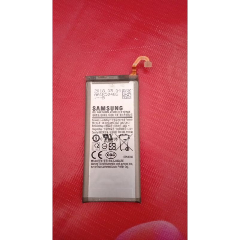 Baterai bekas Samsung A6 2018/a600G