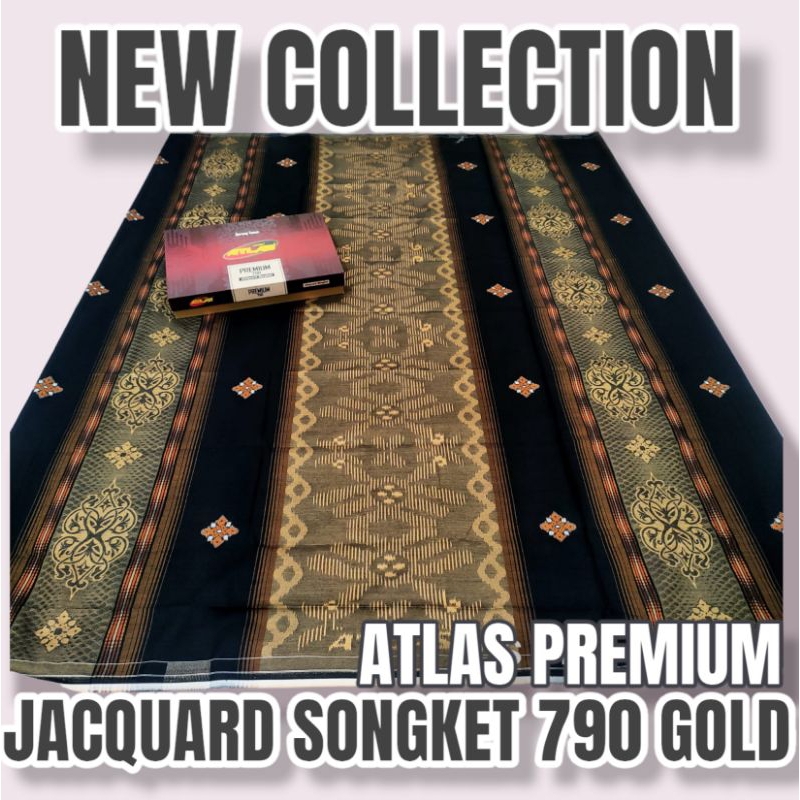 Sarung Atlas Premium Songket Jacquard 790 grosir Ecer Termurah