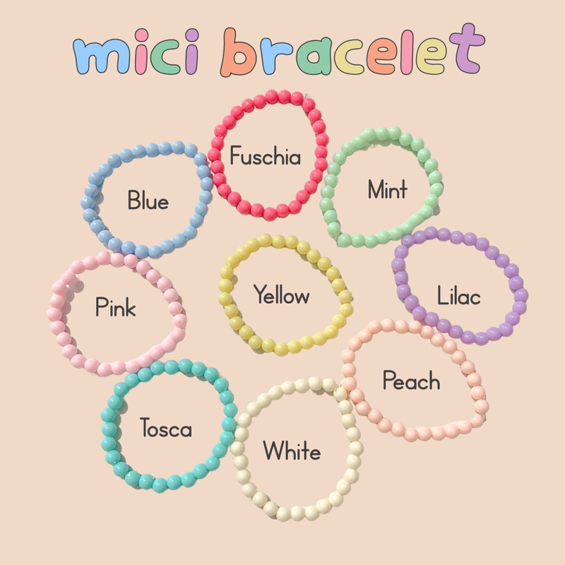 gelang / gelang manik / bracelet - MICI BRACELET | la.ideas