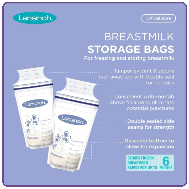 Lansinoh Breastmilk Storage Bags | Kantong ASI