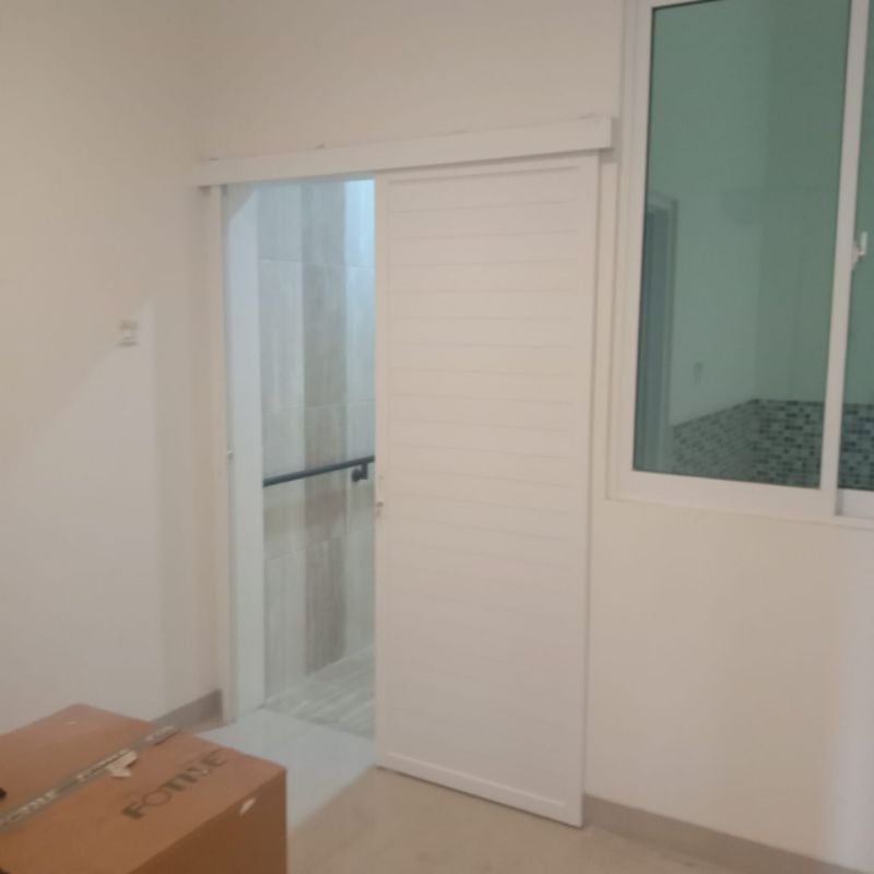 PINTU WC KAMARMANDI ATAU KAMAR ALUMINIUM SLIDING GESER ANTIKARAT