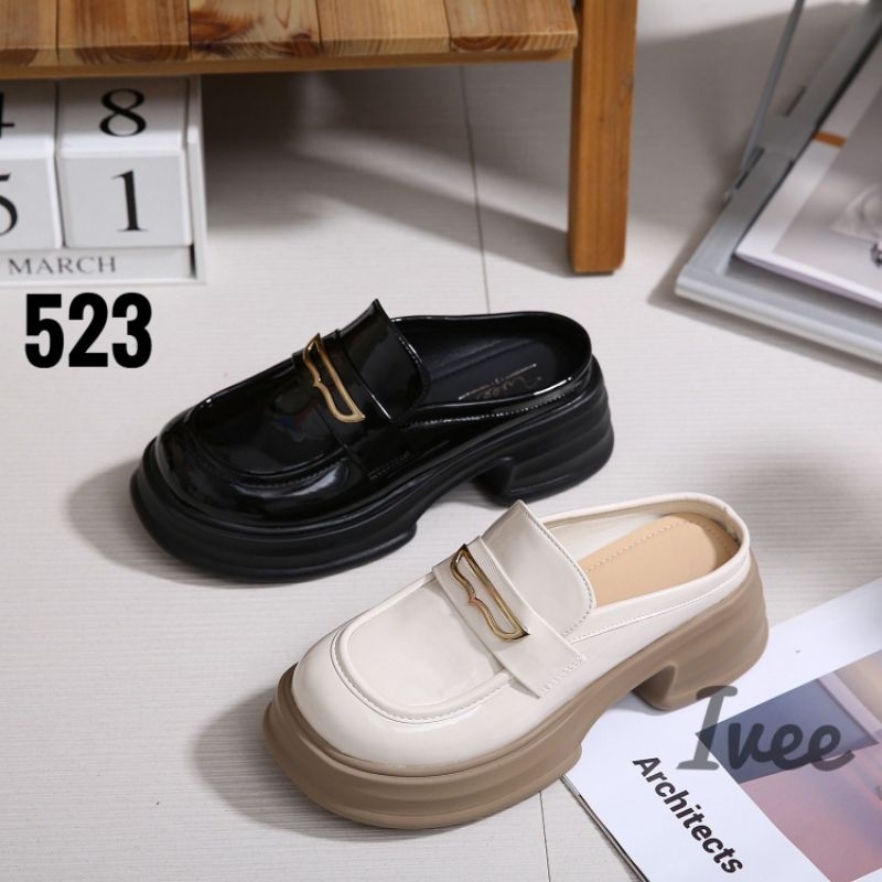 CHUNKY LOAFERS IVEE SHOES KOREA BEAUTYFLY #523