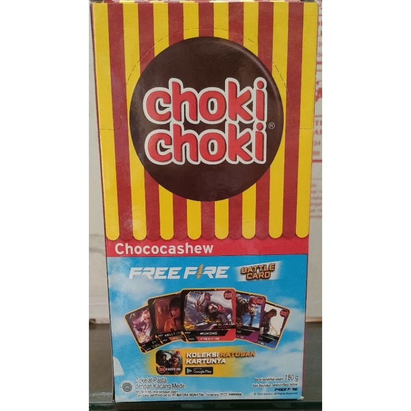 

Choki Choki, coklat pasta, 1box isi 20stik @10gr ED juni 25