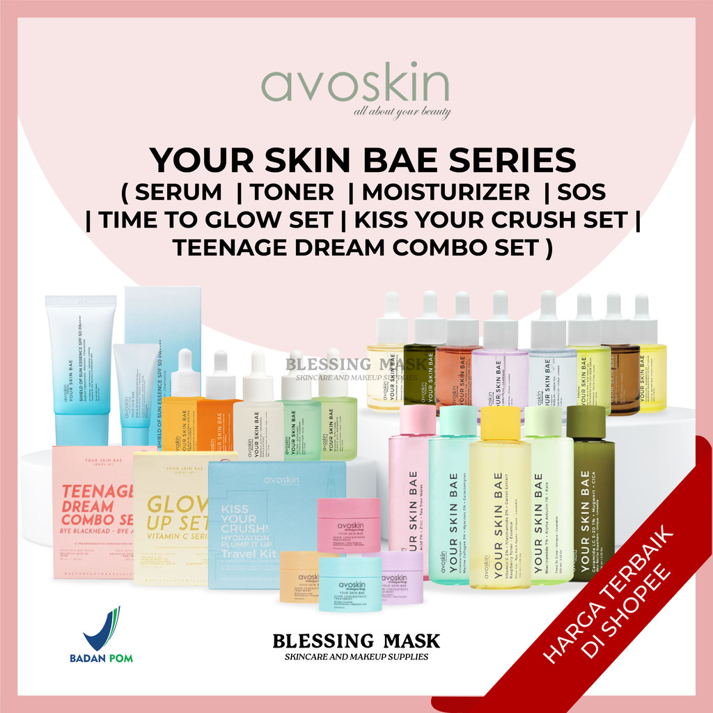 SScntx- AVOSKIN YOUR SKIN BAE SERIES Serum Wajah & Toner wajah YSB
