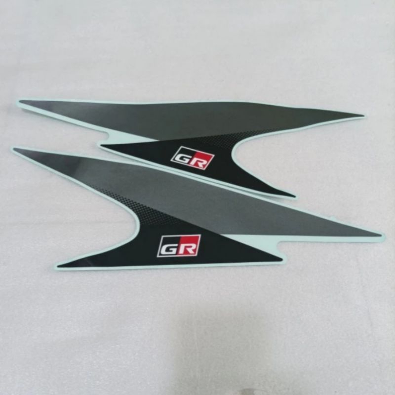 Stiker Body Agya GR Sport body depan spion Toyota Agya original