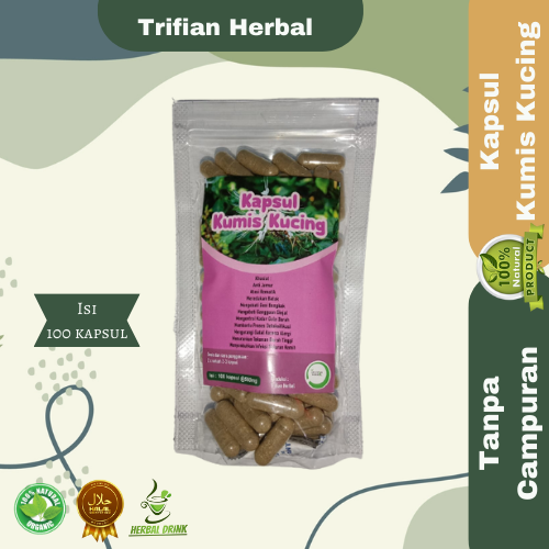 Kapsul Kumis Kucing (isi 100) Trifian Herbal