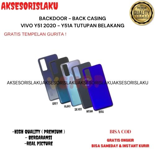 BACKDOOR - BACK CASING VIVO Y51 2020 - Y51A TUTUPAN BELAKANG
