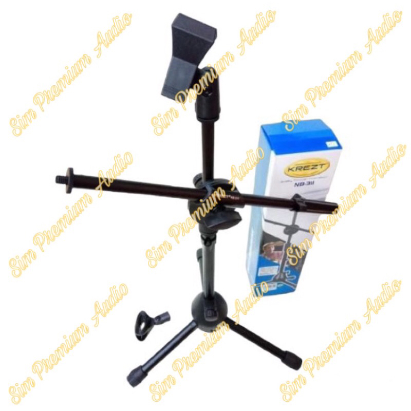 KREZT NB 311 TIANG STAND MIC PENDEK MICROPHONE MIKROFON MIK NB311 nb211
