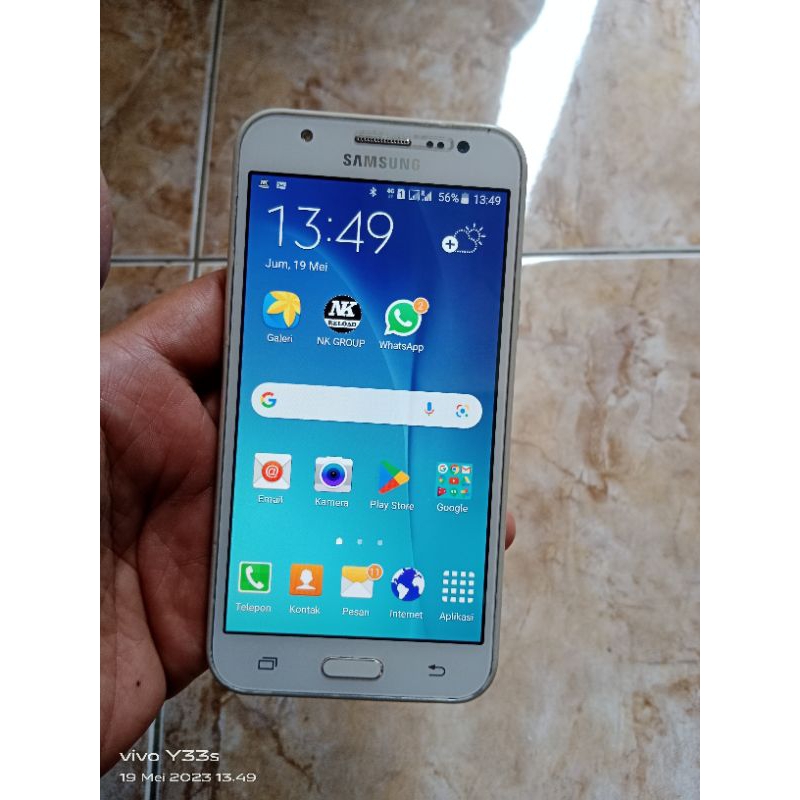 Android Samsung J5 2015  (4G) super amoeld second ori murah siap pakai