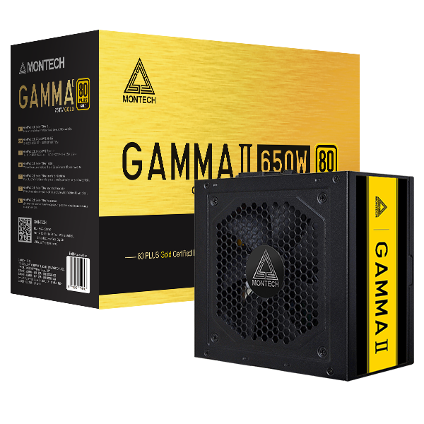 Montech GAMMA II 650 650Watt 80 Plus Gold Power Supply