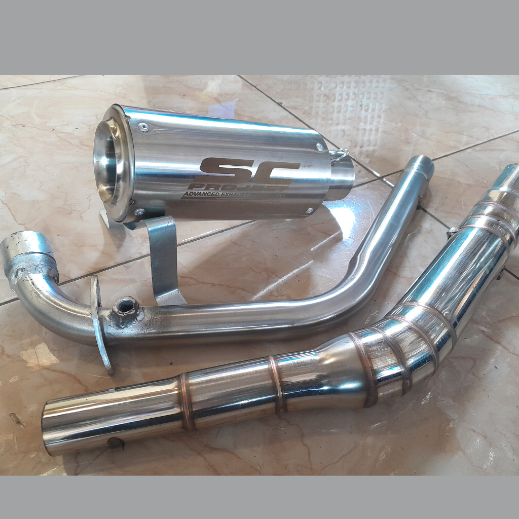 Knalpot Racing sc project fullsystem Cbr150r Vixion