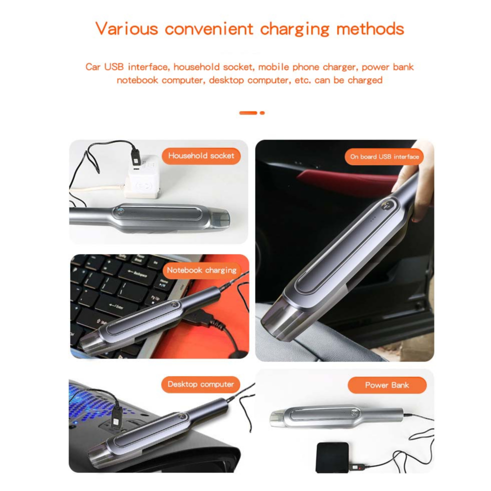 Wireless Vakum Mobil Portable 6000pa L2088 Vacuum Car Penyedot Debu Lantai Genggam
