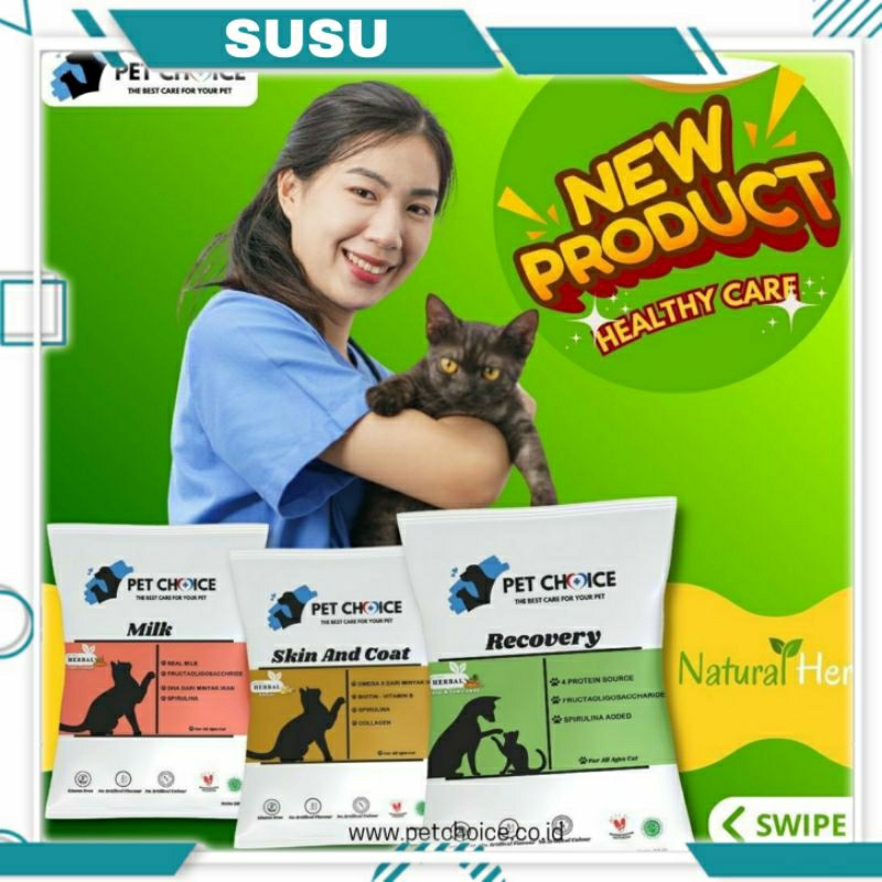 Susu Kucing Hair n Coat Bagus untuk bulu dan kesehatan Kucing