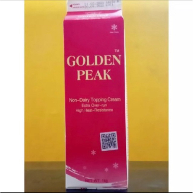 

whip cream golden peak kemasan 1liter