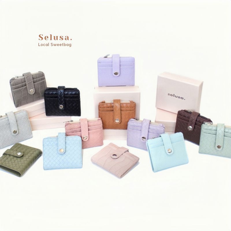 SELUSA LOLY CARDHOLDER (Free Hardbox Exclusive) | Dompet Kartu Dompet Lipat Wanita Terbaru