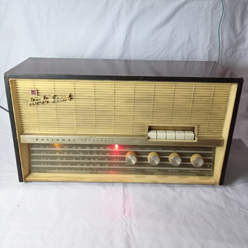 Radio Jadul Lawasan NATIONAL PANASONIC RL-453 Transistor Radio 1963