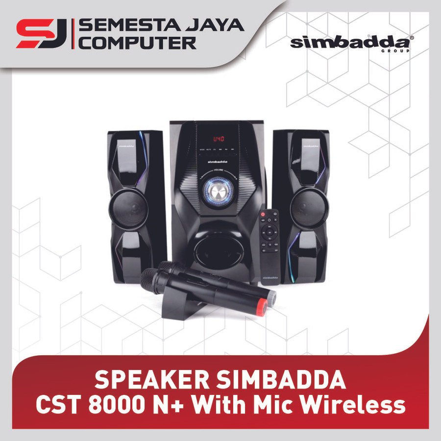 Speaker SIMBADDA CST 8000 N+ With Mic Wireless Simbada CST8000N+