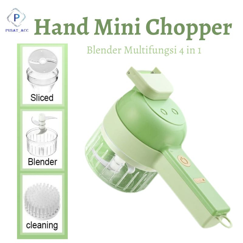 BFC4- Blender Mini Chopper Multifungsi 4IN1 HandHeld Cooking