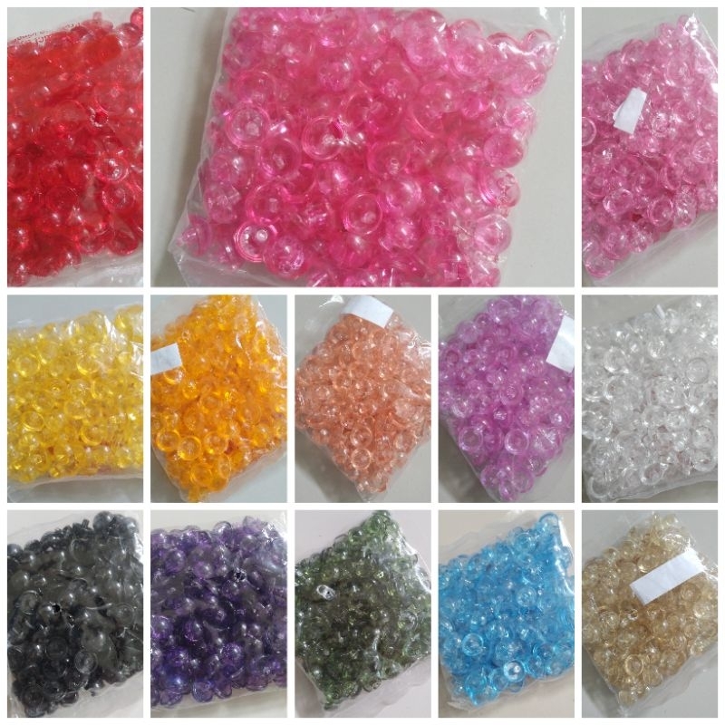 kancing jamur warna per lusin