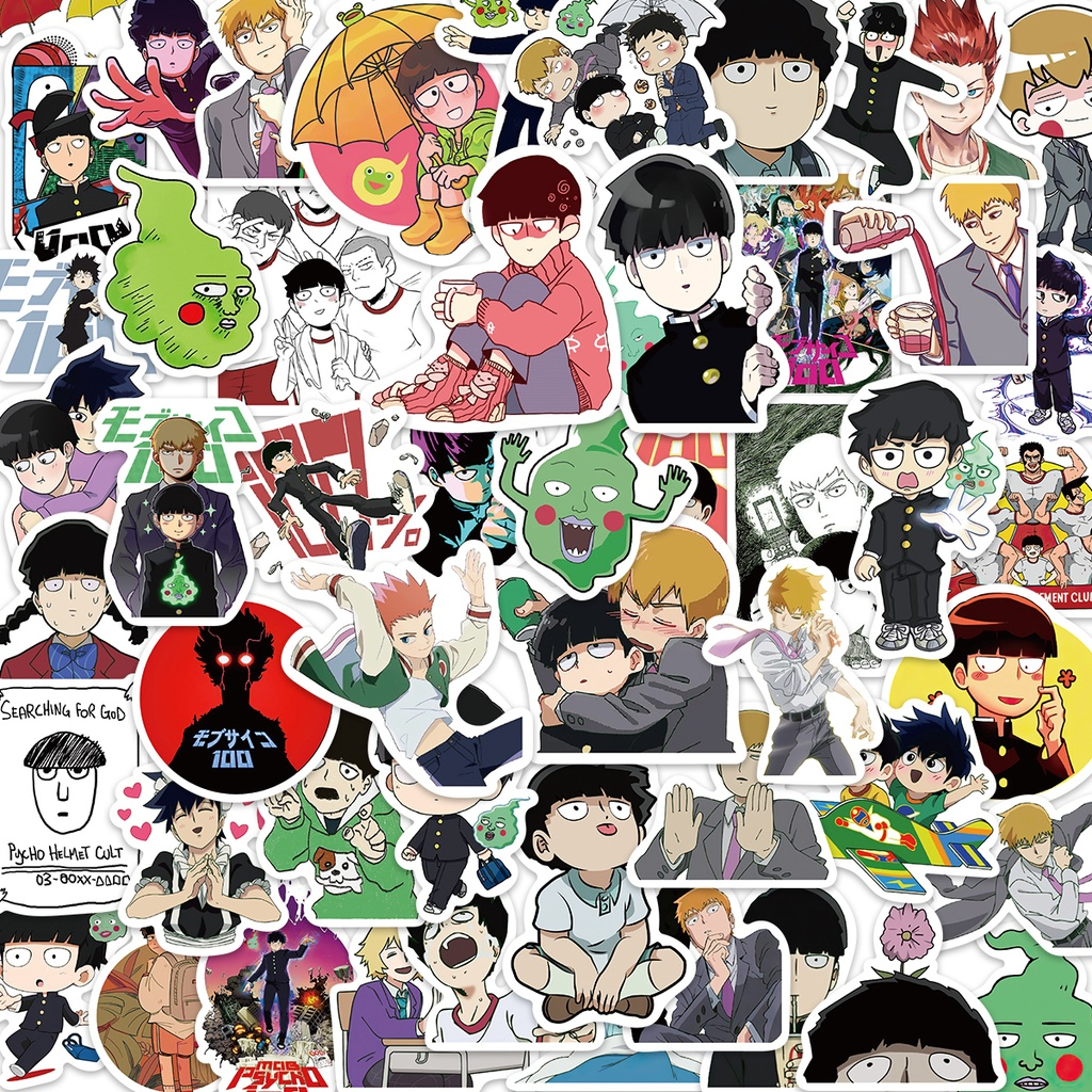 MOB001 – Sticker Stiker MOB Psycho 100 Anime Jepang