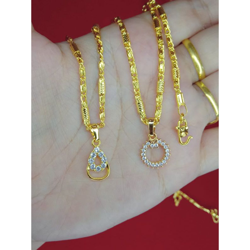 kalung bambu zicron2 anak dan dewasa lapis emas 24 k