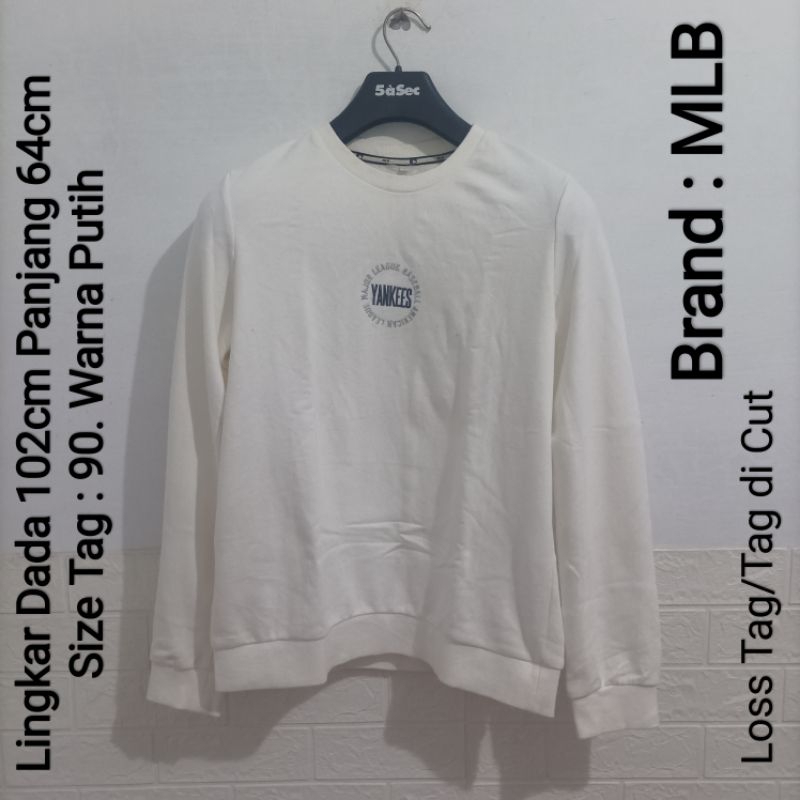 CREWNECK/HOODIE/SWEATER PRIA/WANITA BRAND MLB PRELOVED BALL.
