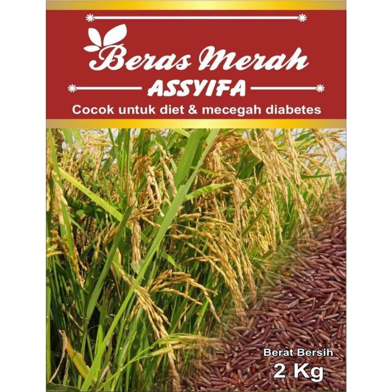 

BERAS MERAH ORIGINAL 2kg untuk diet & mecegah diabetes