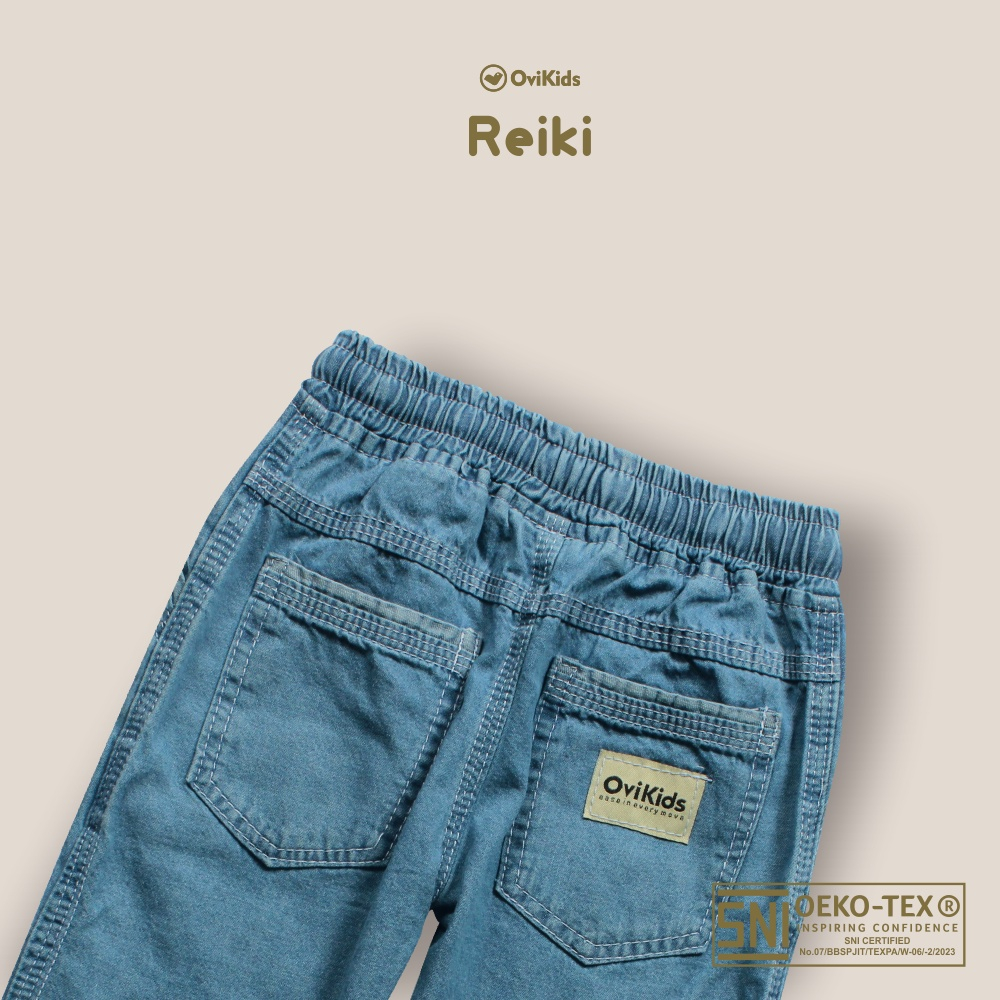 REIKI-Celana Jogger Anak Jeans Anak Perempuan Laki-Laki CELANA PANJANG ANAK (1-8 Tahun) OVIKIDS