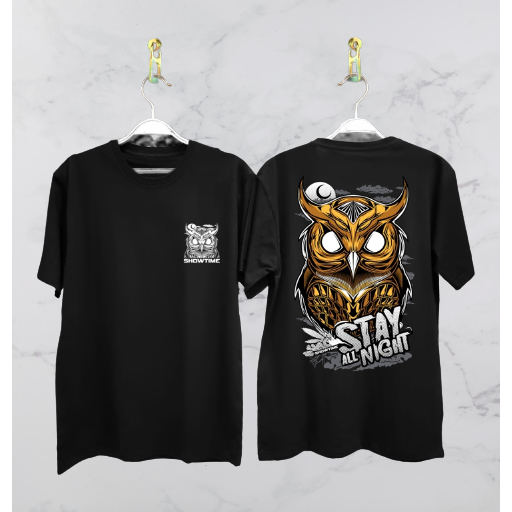 KAOS BURUNG HANTU JAPAN - FASHION COWOK - ATASAN PRIA DEWASA - BAJU STYLE JEPANG - GALERY PAKAIAN PR