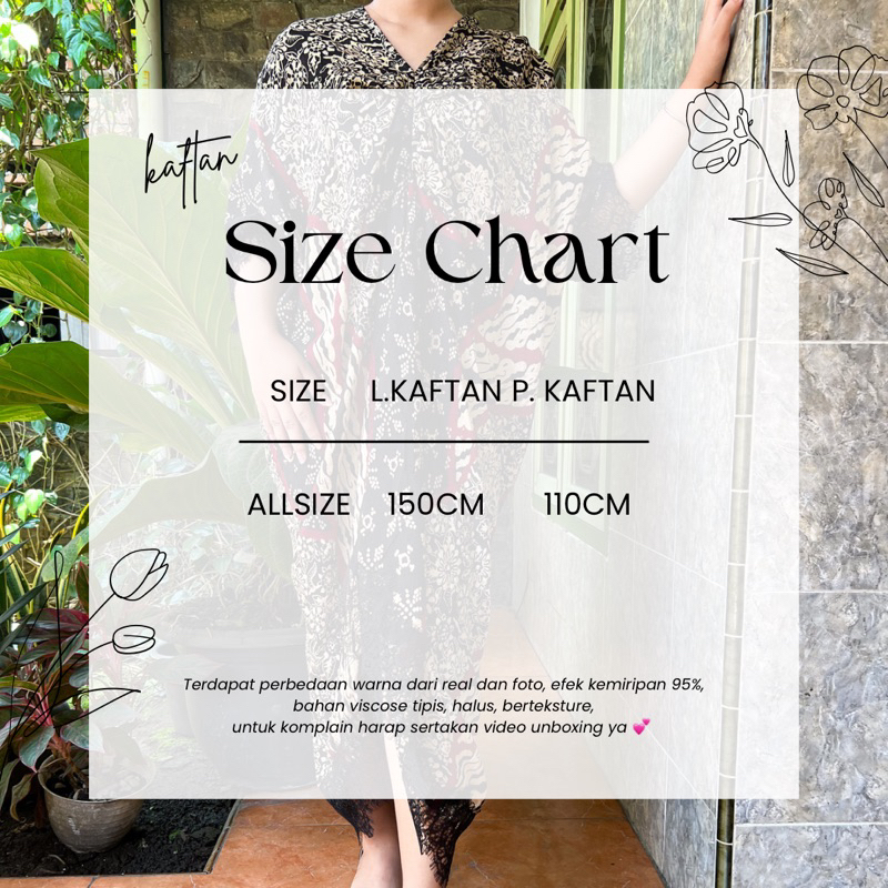 kaftan midi batik viscose, kaftan batik