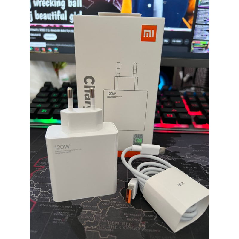 Charger Xiaomi 120W Original Fast Charging tipe C