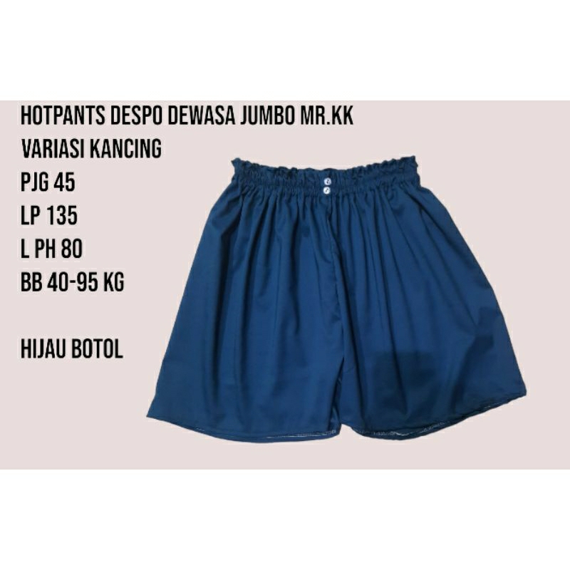 hotpants DEWASA DESPO size L-XXL(45kg-90kg) PAKET HEMAT ISI 3 PCS CUMA 40K