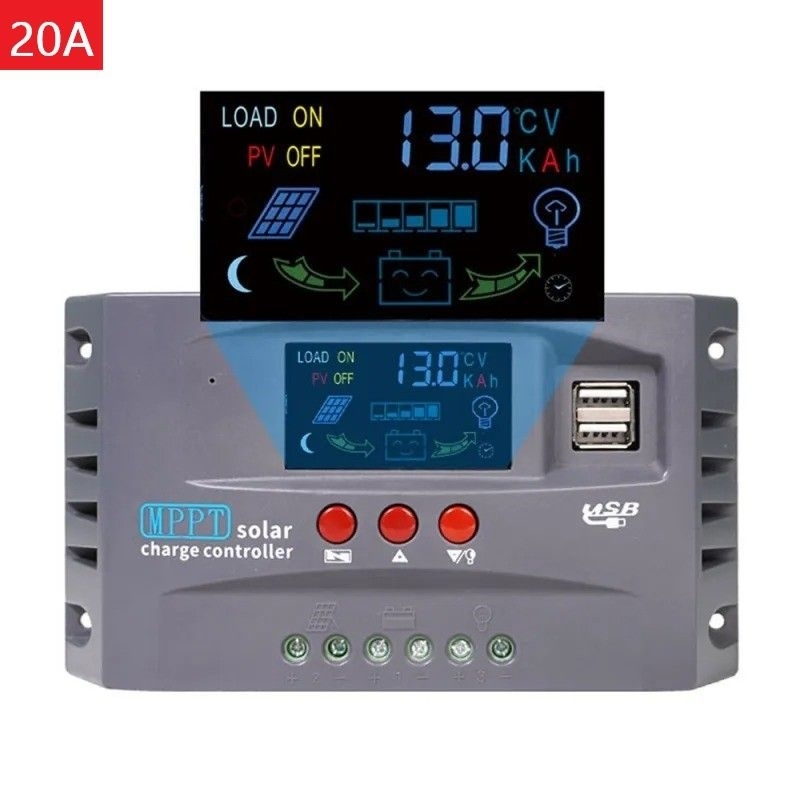 Solar Charge Controller 20A MPPT Automatic