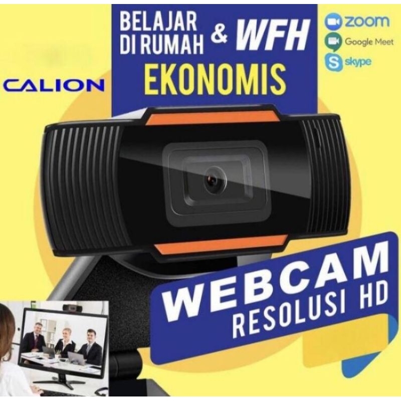 Webcam / Kamera Web 1080P FHD/FULL HD MIC Video Komputer Web Cam External Laptop PC Camera portable