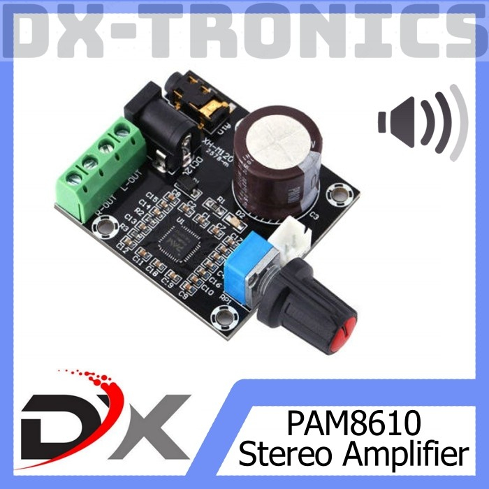 PAM8610 Digital Stereo Amplifier 12V With Potentio Potentiometer