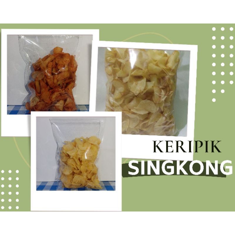 

Keripik Singkong 250 gr rasa Asin, Keju dan Pedas