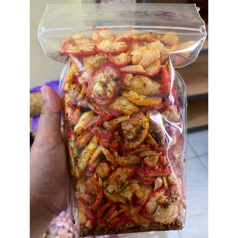 

Kerupuk seblak kemasan repack