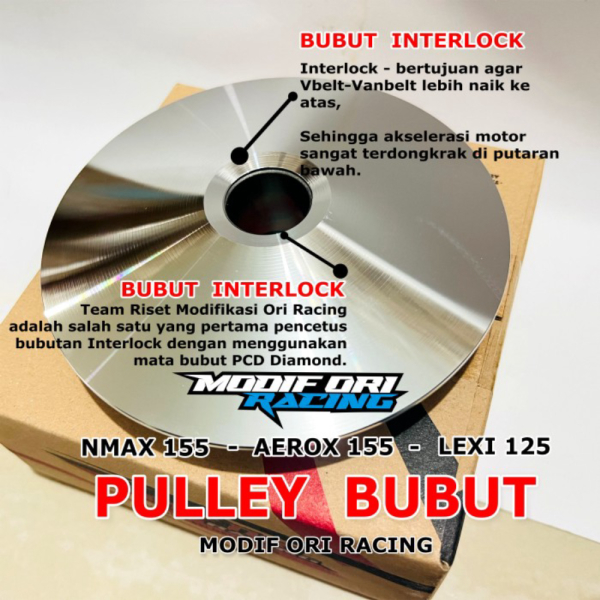 {Sparepart} PULLEY RUMAH ROLLER NMAX PNP PCX 150 RUMAH ROLER NMAX 127 MM Bubut Murah