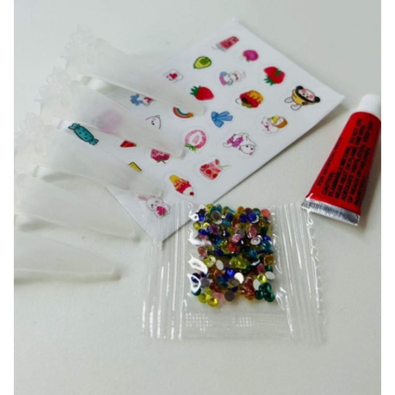 Mainan Tempel Diamond Stiker Kuku Manik Manik