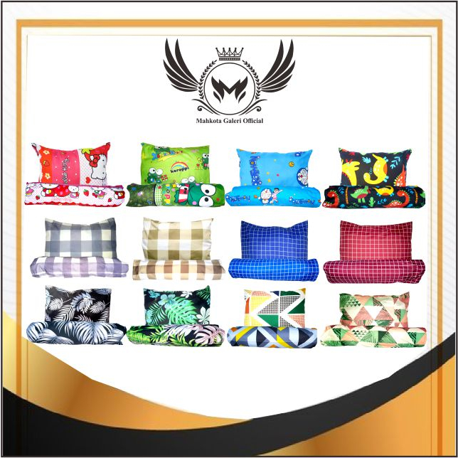 PROMO KAYA BERKAH !!! SATU SET SARUNG BANTAL &amp; SARUNG GULING PREMIUM QUALITY/ sarung bantal motif karakter/sarung guling motif karakter/ sarban dan sargul karakter anak/ bantal murah/bantal dan guling murah