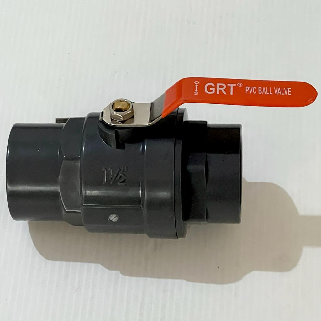 Ball Valve Stop Kran Keran Air  Gagang Stainless Tebal GRT 1 1/2