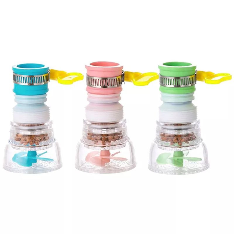 Sambungan Keran Fleksibel Filter Air Shower Penyambung Kran + Klem