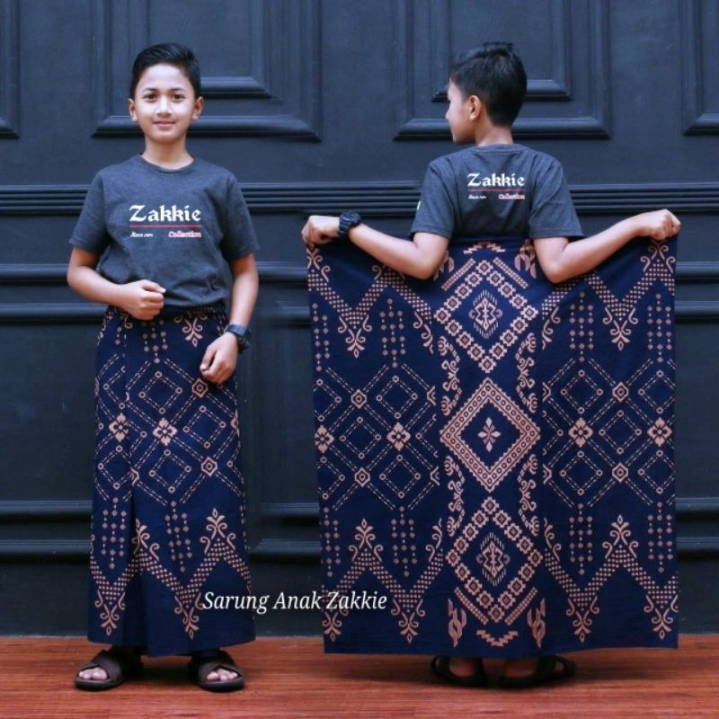 Sarung Anak SD/SMP Kang Santri - BISA COD BAYAR DITEMPAT- Sarung Batik Santri